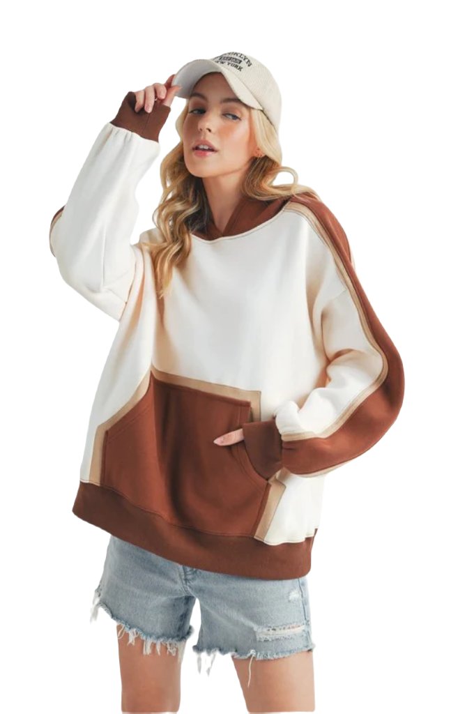 Kate Colorblock Hoodie - PureLove Designs LLC