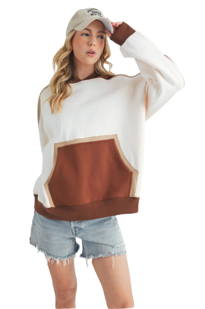Kate Colorblock Hoodie - PureLove Designs LLC