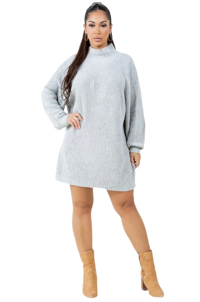 WOMEN FASHION SWEATER DRESS - PureLove Designs LLC
