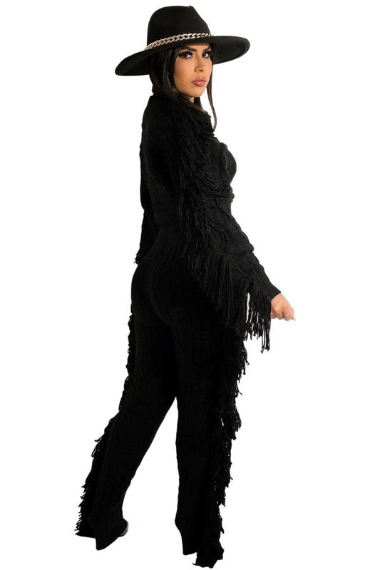 WOMEN FASHUON 2PC SWEATER PANTS SET - PureLove Designs LLC