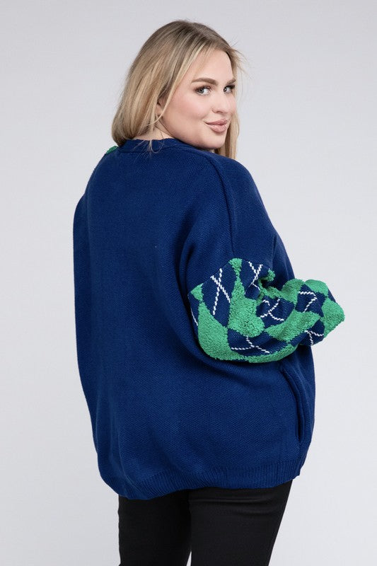 Plus V Neck Button Front Cardigan - PureLove Designs LLC