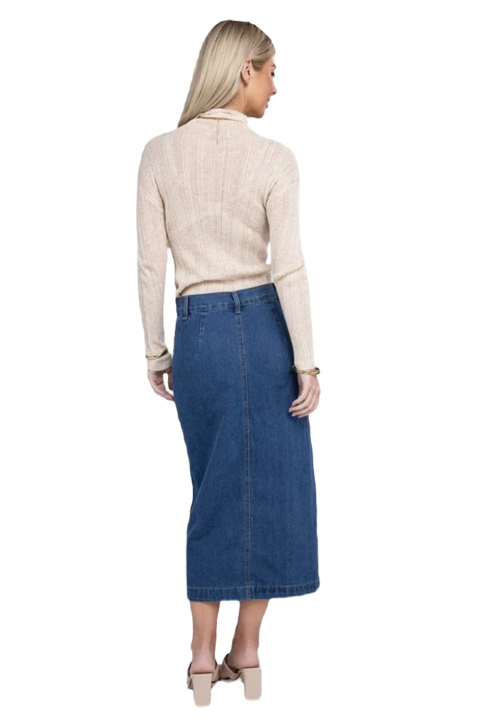 Midi Denim Skirt - PureLove Designs LLC