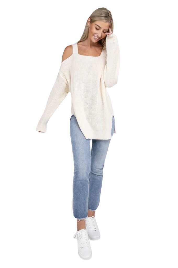 Off The Shoulder Sweater - PureLove Designs LLC