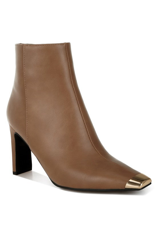 Orca Metallic Cap Toe Faux Leather Boots - PureLove Designs LLC