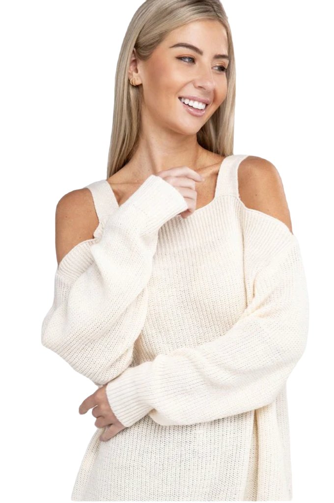 Off The Shoulder Sweater - PureLove Designs LLC