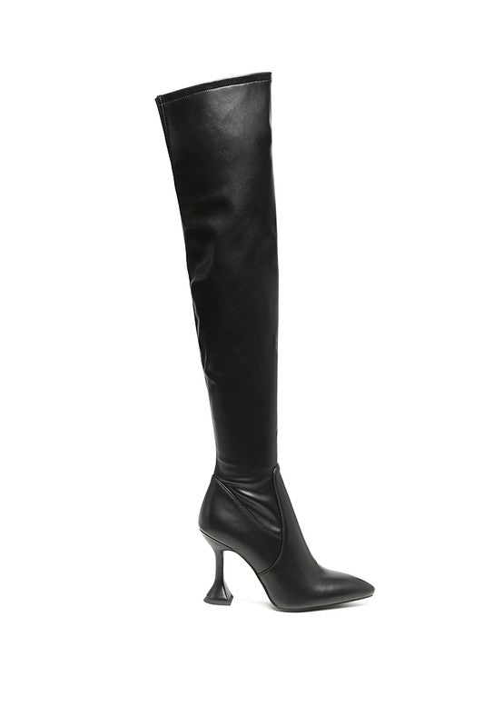 BRANDY OVER THE KNEE HIGH HEELED BOOTS - PureLove Designs LLC
