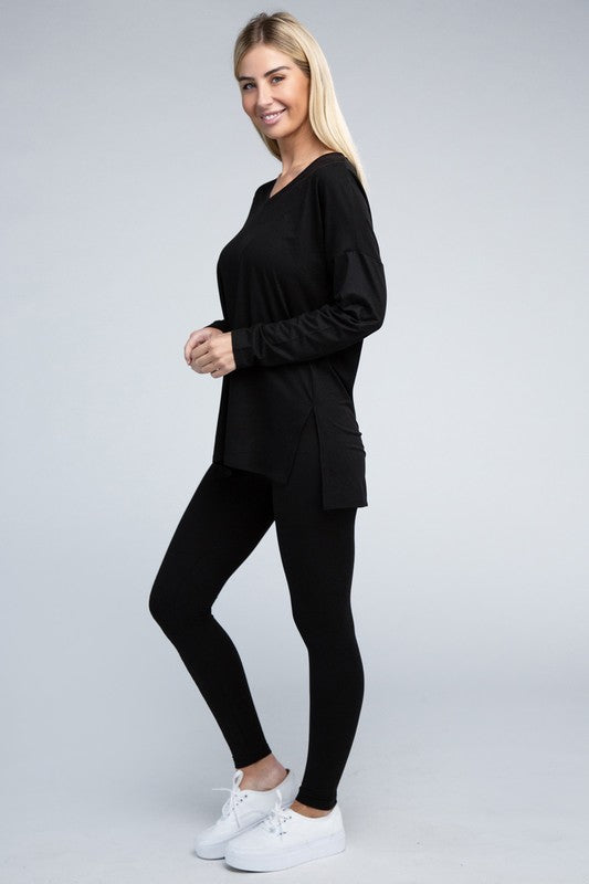 Brushed DTY Microfiber Loungewear Set - PureLove Designs LLC