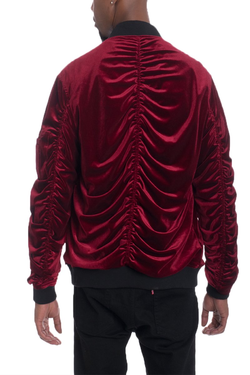 VELOUR BOMBER JACKET - PureLove Designs LLC