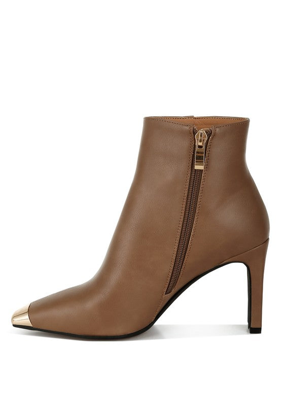 Orca Metallic Cap Toe Faux Leather Boots - PureLove Designs LLC