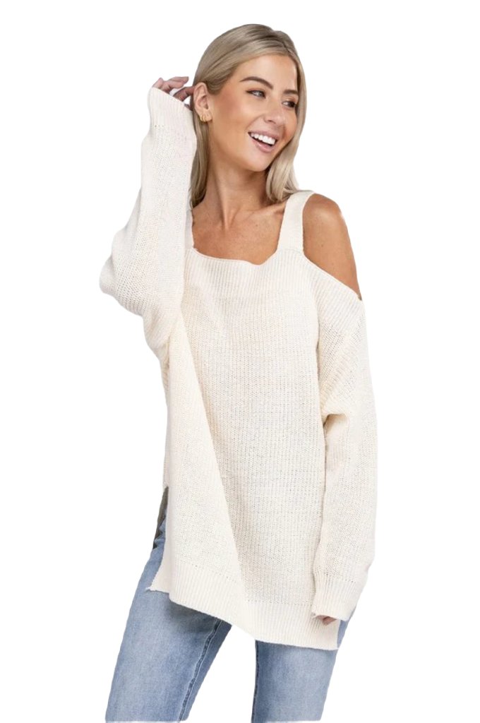 Off The Shoulder Sweater - PureLove Designs LLC
