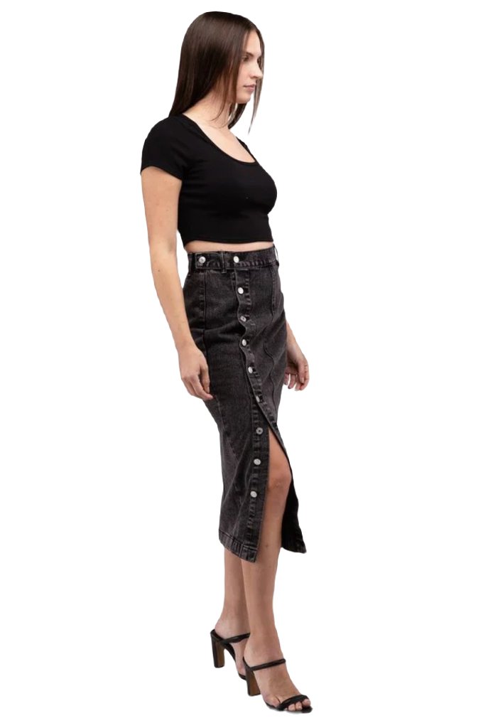 Midi Denim Skirt - PureLove Designs LLC