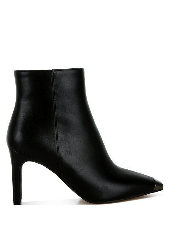 Orca Metallic Cap Toe Faux Leather Boots - PureLove Designs LLC