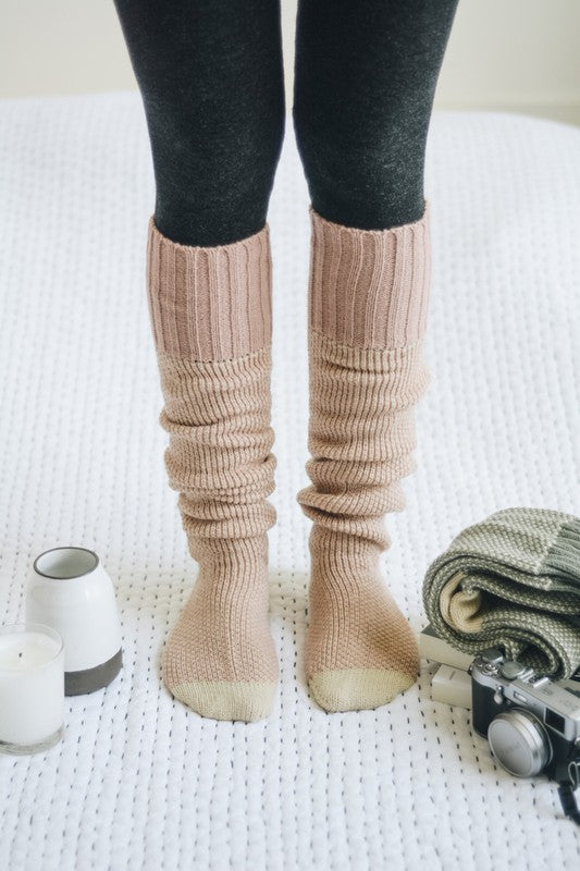 Knitted Lounge Socks - PureLove Designs LLC