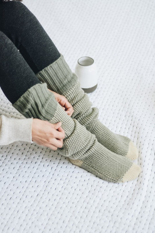 Knitted Lounge Socks - PureLove Designs LLC