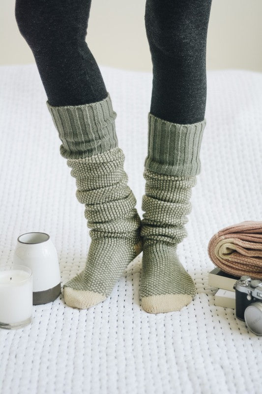 Knitted Lounge Socks - PureLove Designs LLC