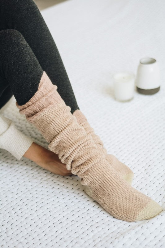 Knitted Lounge Socks - PureLove Designs LLC