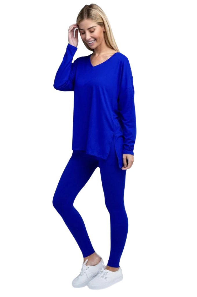 Brushed DTY Microfiber Loungewear Set - PureLove Designs LLC