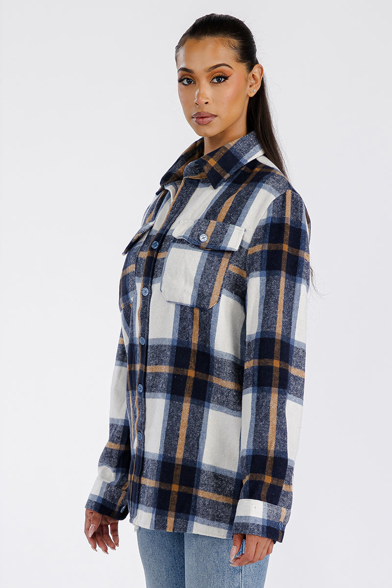 Boyfriend Oversized Soft Flannel Shacket - PureLove Designs LLC