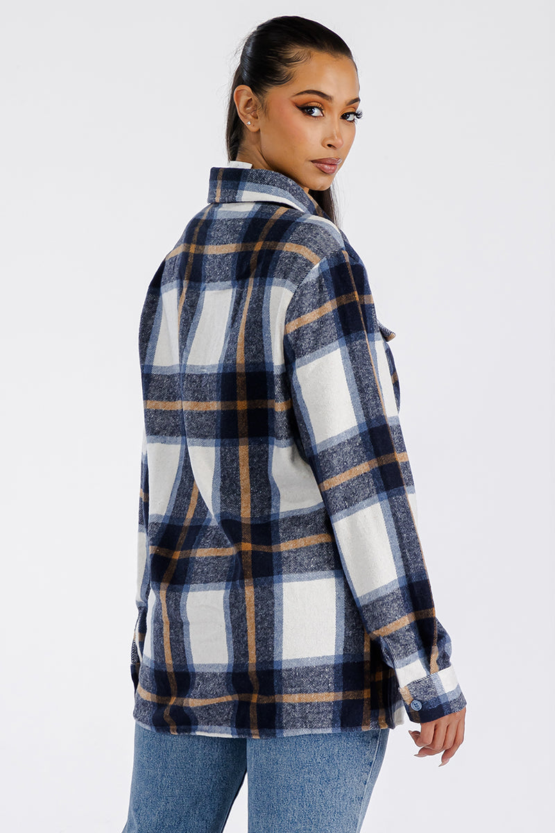 Boyfriend Oversized Soft Flannel Shacket - PureLove Designs LLC
