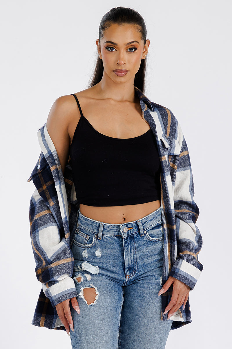 Boyfriend Oversized Soft Flannel Shacket - PureLove Designs LLC
