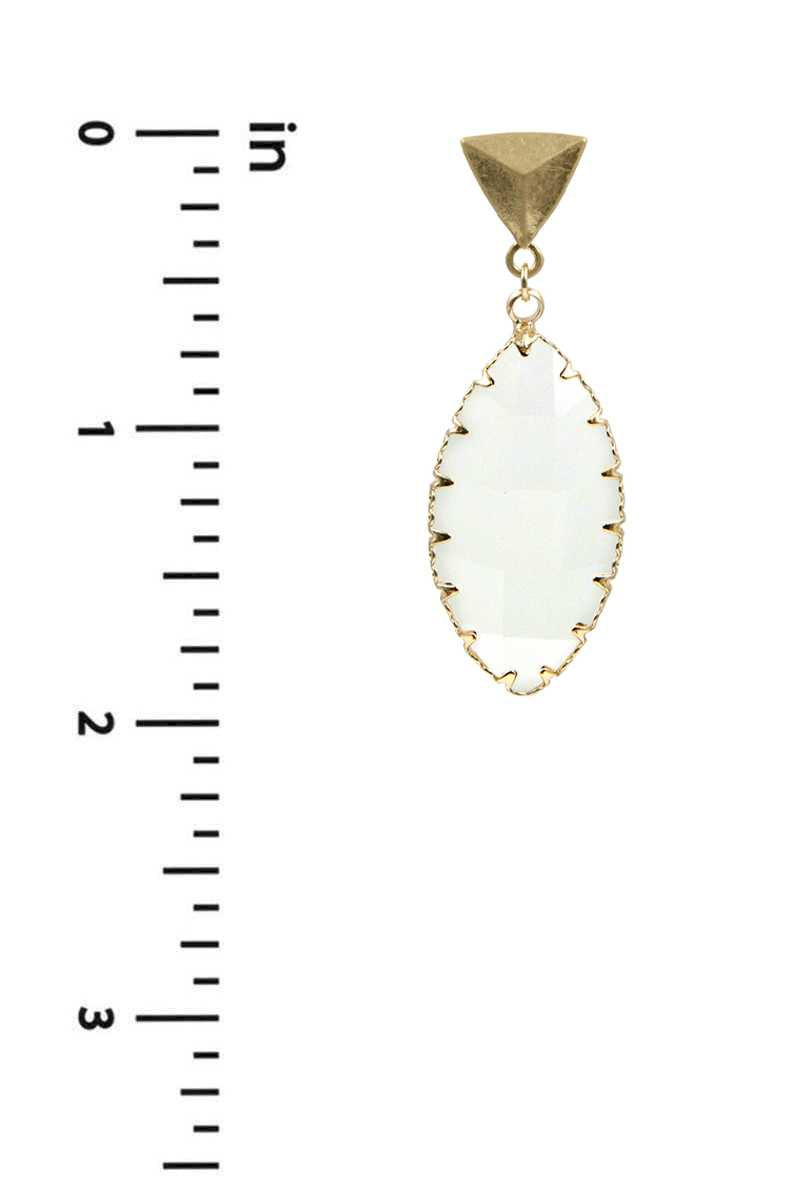 Triangle Resin Dangle Earring - PureLove Designs LLC