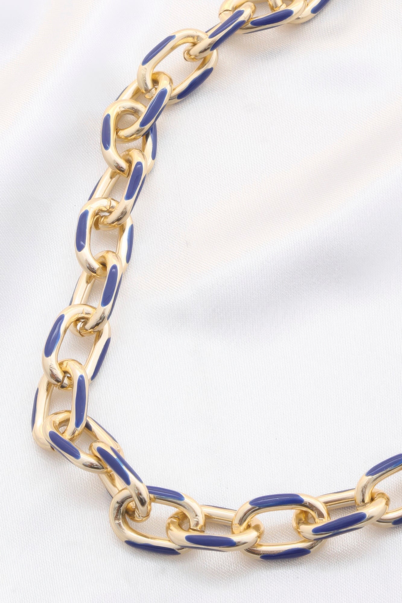 Color Metal Oval Link Necklace - PureLove Designs LLC