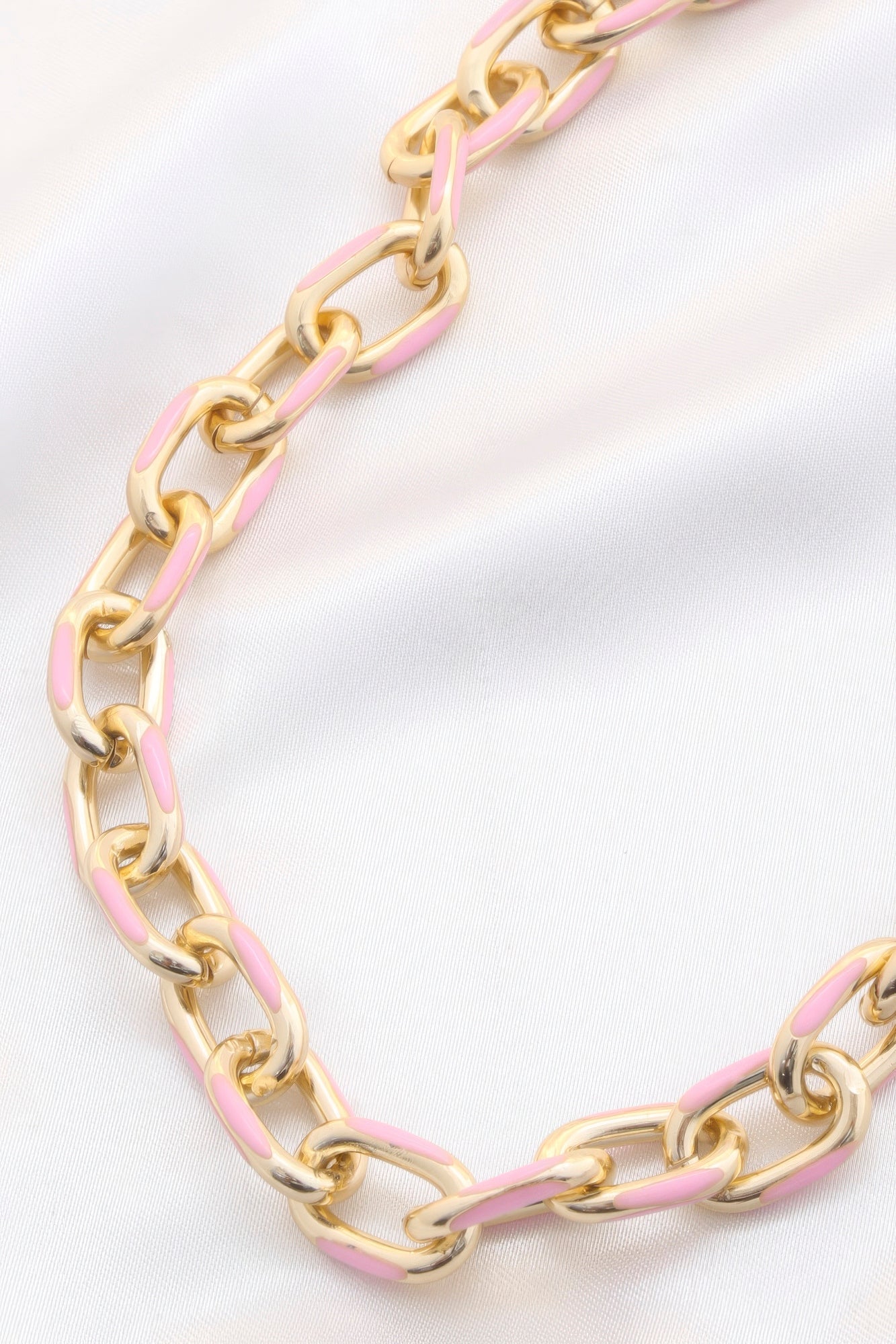 Color Metal Oval Link Necklace - PureLove Designs LLC