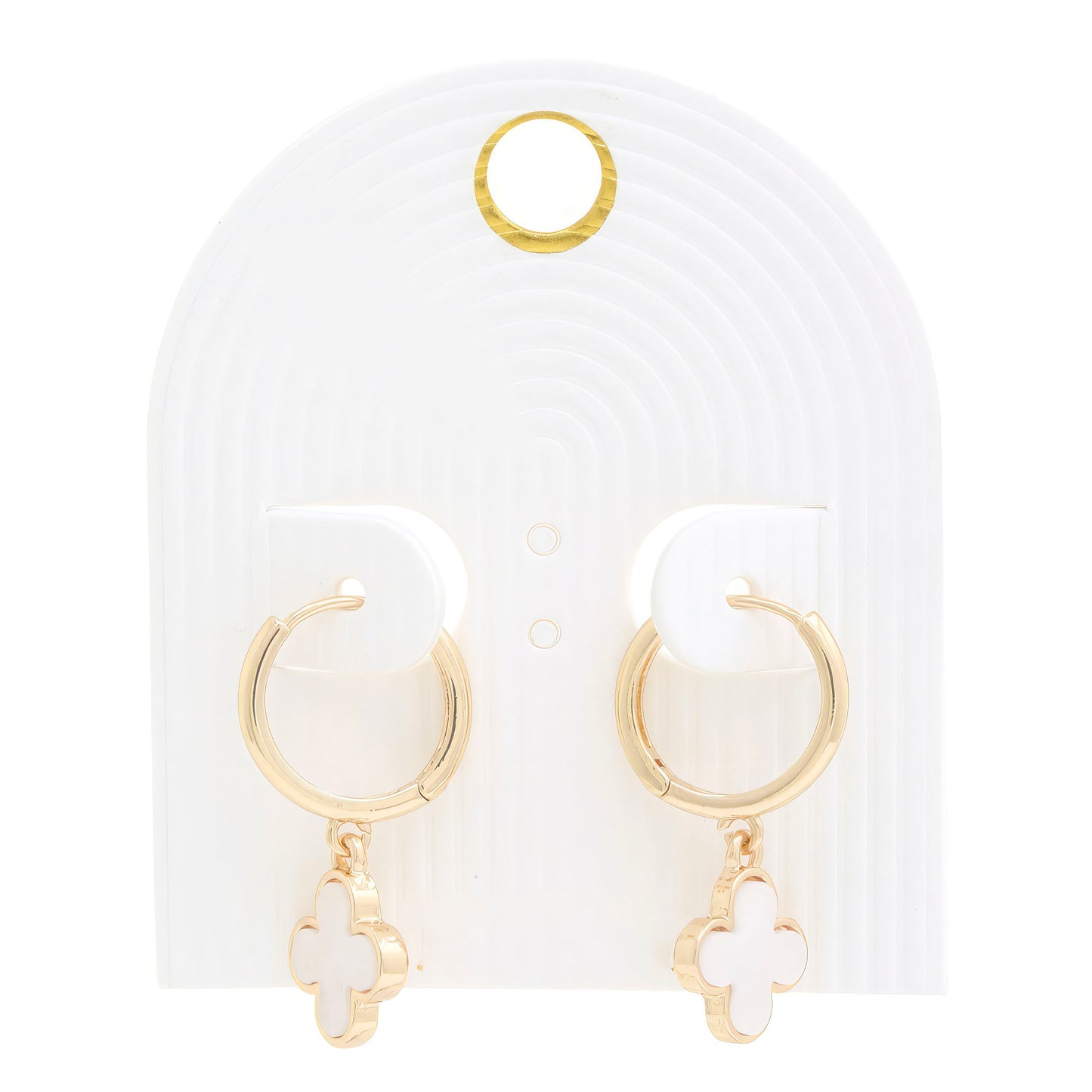 Moroccan Shape Hoop Earring - PureLove Designs LLC