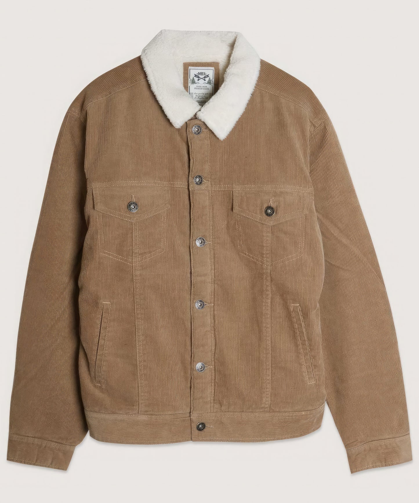 Casual Corduroy Lined Trucker Jacket - PureLove Designs LLC