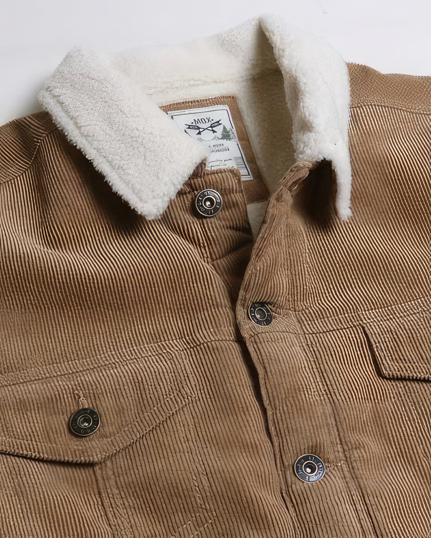 Casual Corduroy Lined Trucker Jacket - PureLove Designs LLC
