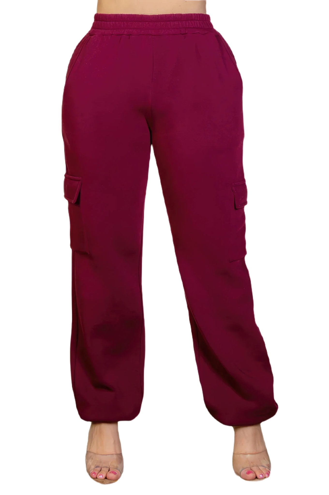 Plus Size Side Pocket Drawstring Waist Sweatpants - PureLove Designs LLC