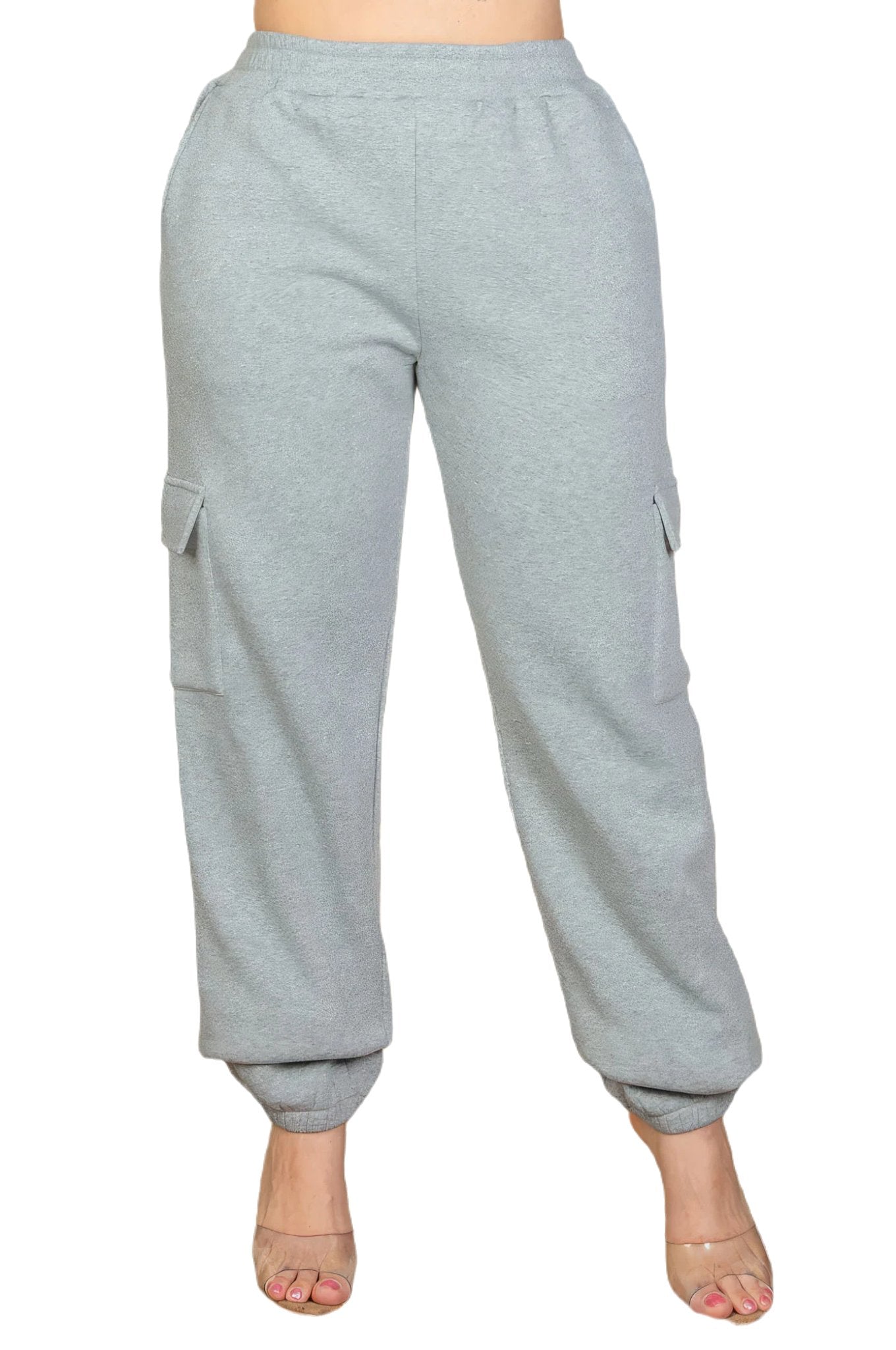 Plus Size Side Pocket Drawstring Waist Sweatpants - PureLove Designs LLC