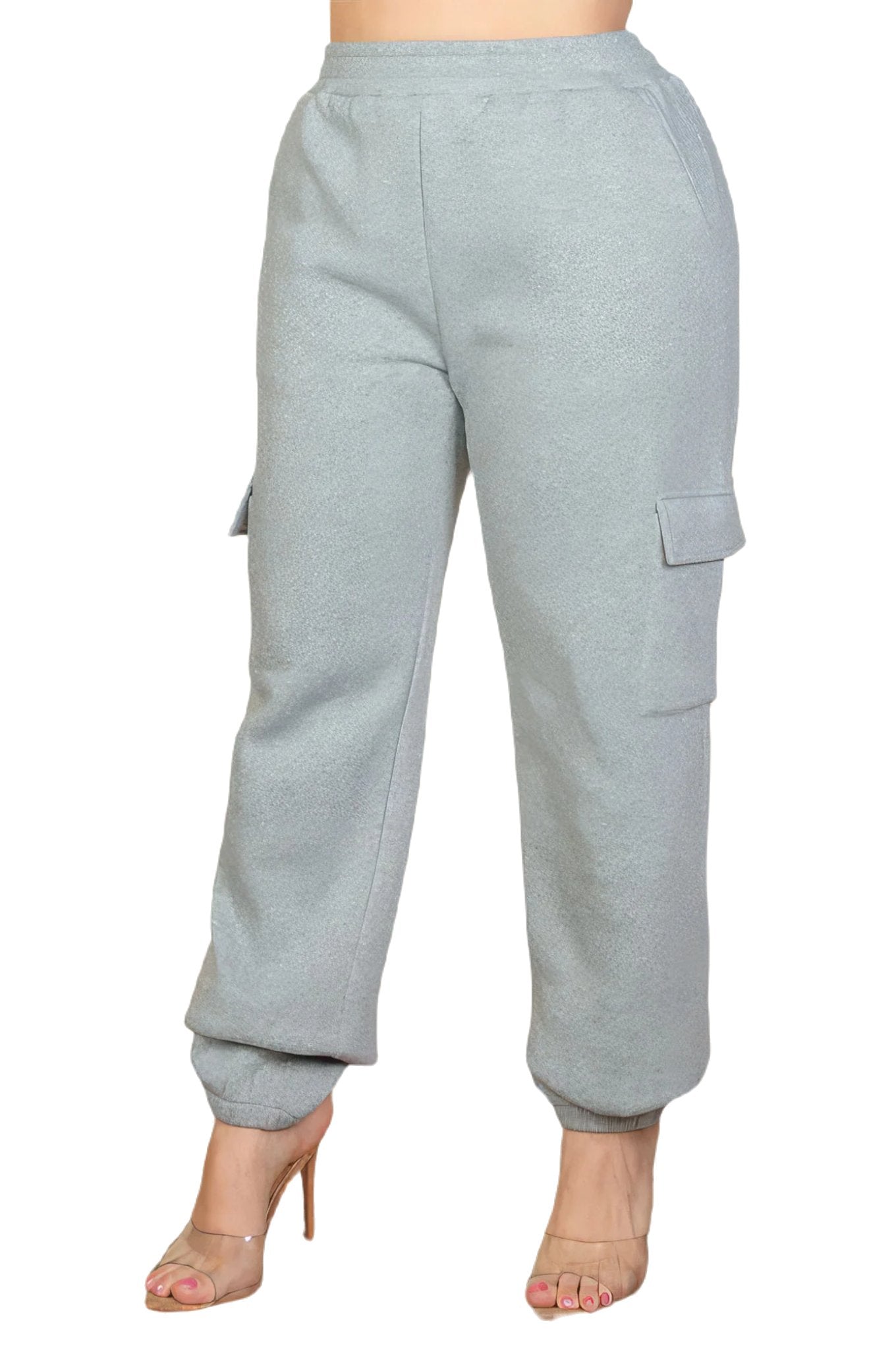 Plus Size Side Pocket Drawstring Waist Sweatpants - PureLove Designs LLC