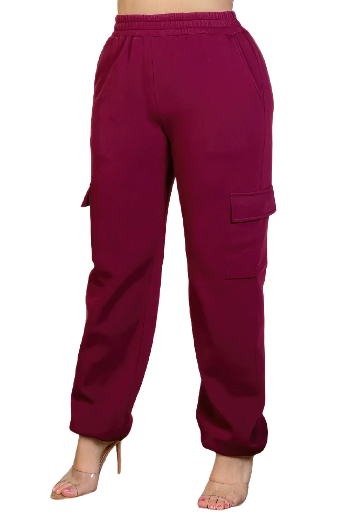 Plus Size Side Pocket Drawstring Waist Sweatpants - PureLove Designs LLC