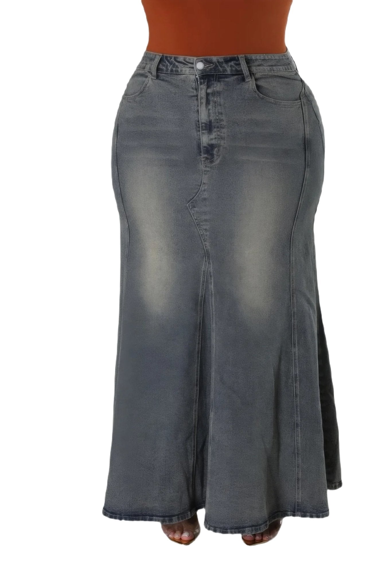 High-waisted Stretch Skirt - PureLove Designs LLC