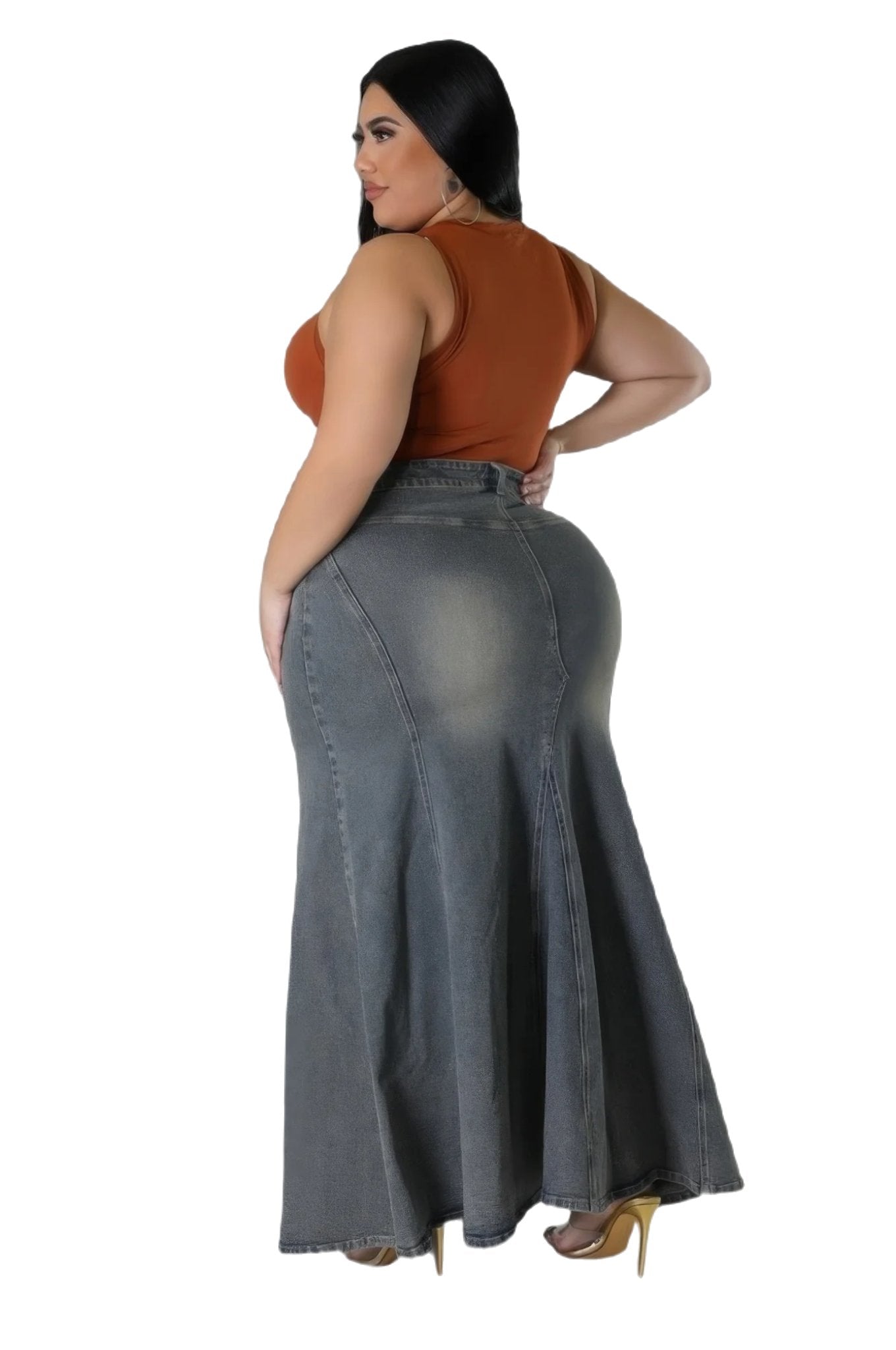 High-waisted Stretch Skirt - PureLove Designs LLC