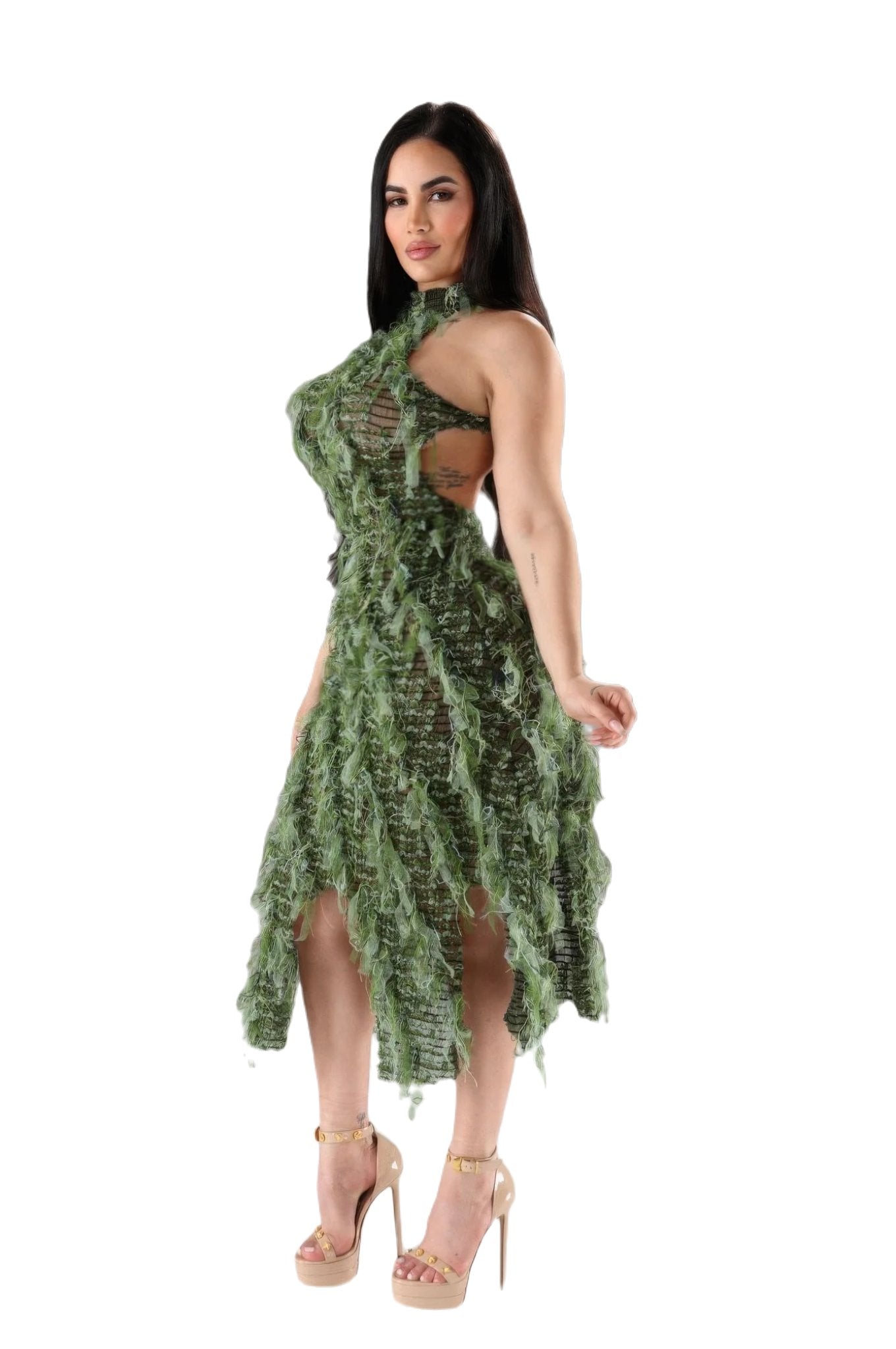 Halter Ruffled Dress - PureLove Designs LLC