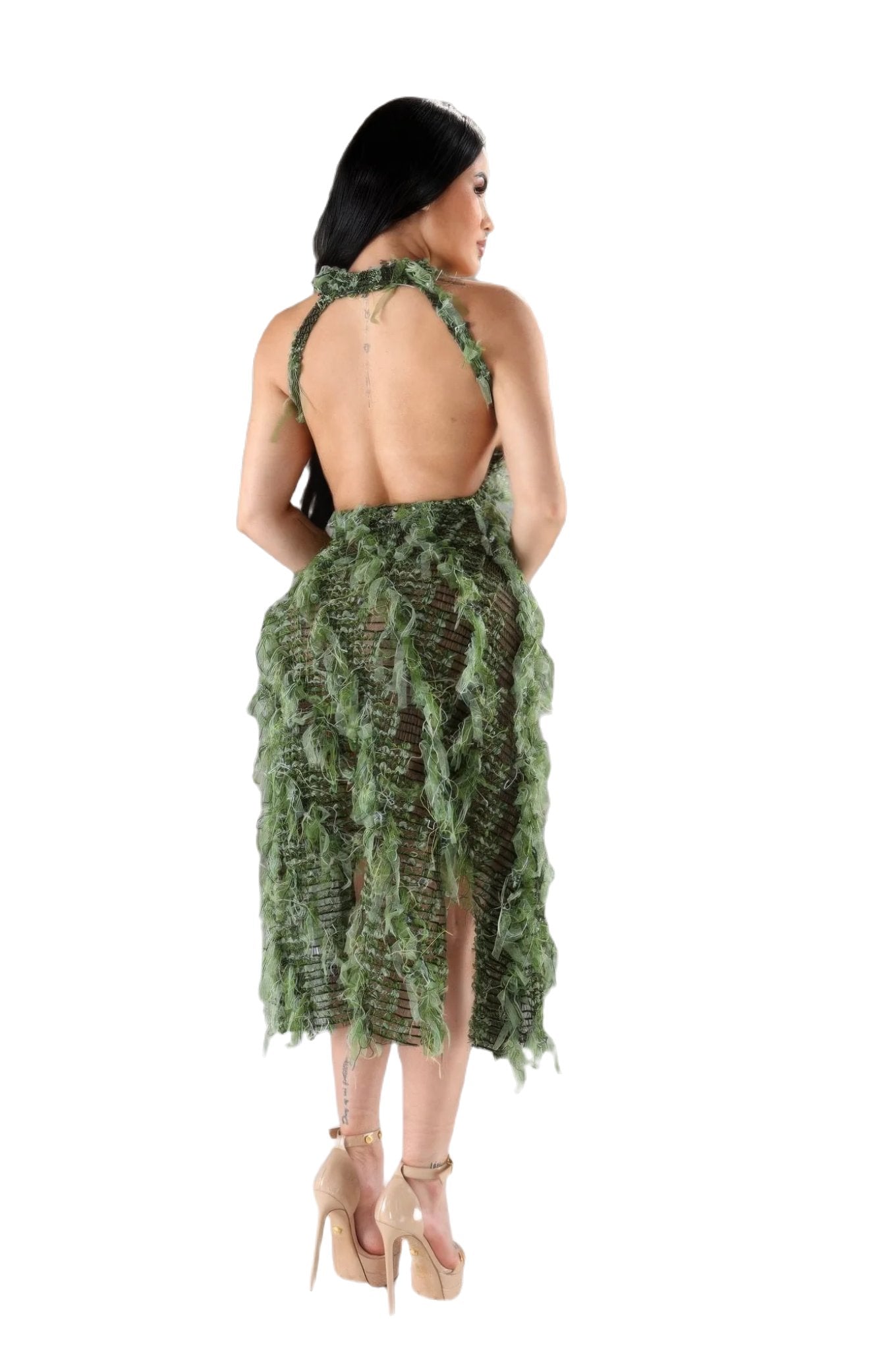 Halter Ruffled Dress - PureLove Designs LLC