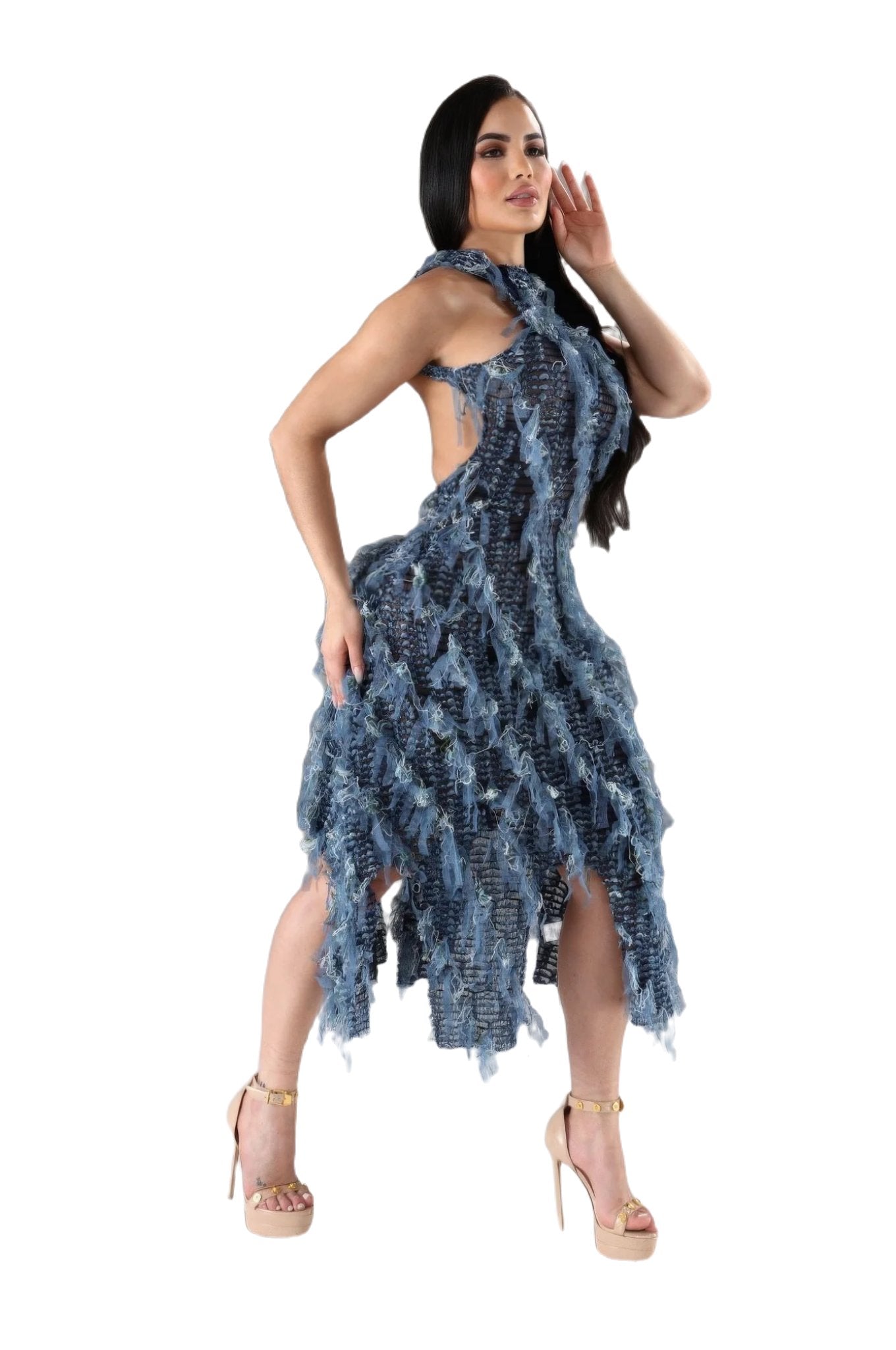 Halter Ruffled Dress - PureLove Designs LLC
