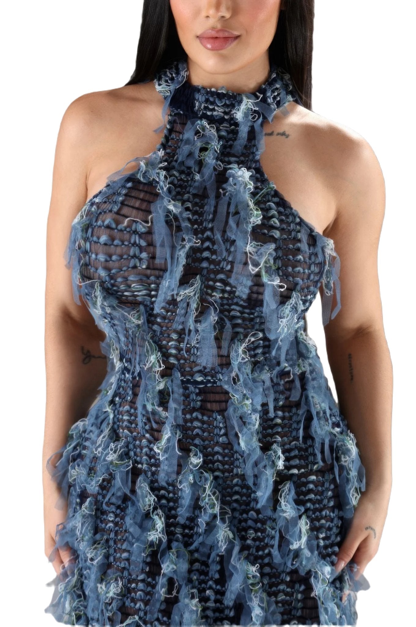 Halter Ruffled Dress - PureLove Designs LLC