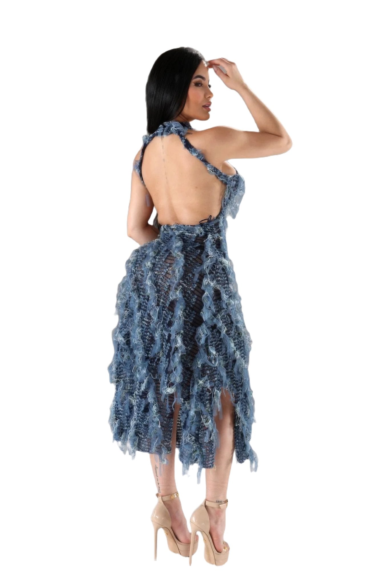 Halter Ruffled Dress - PureLove Designs LLC