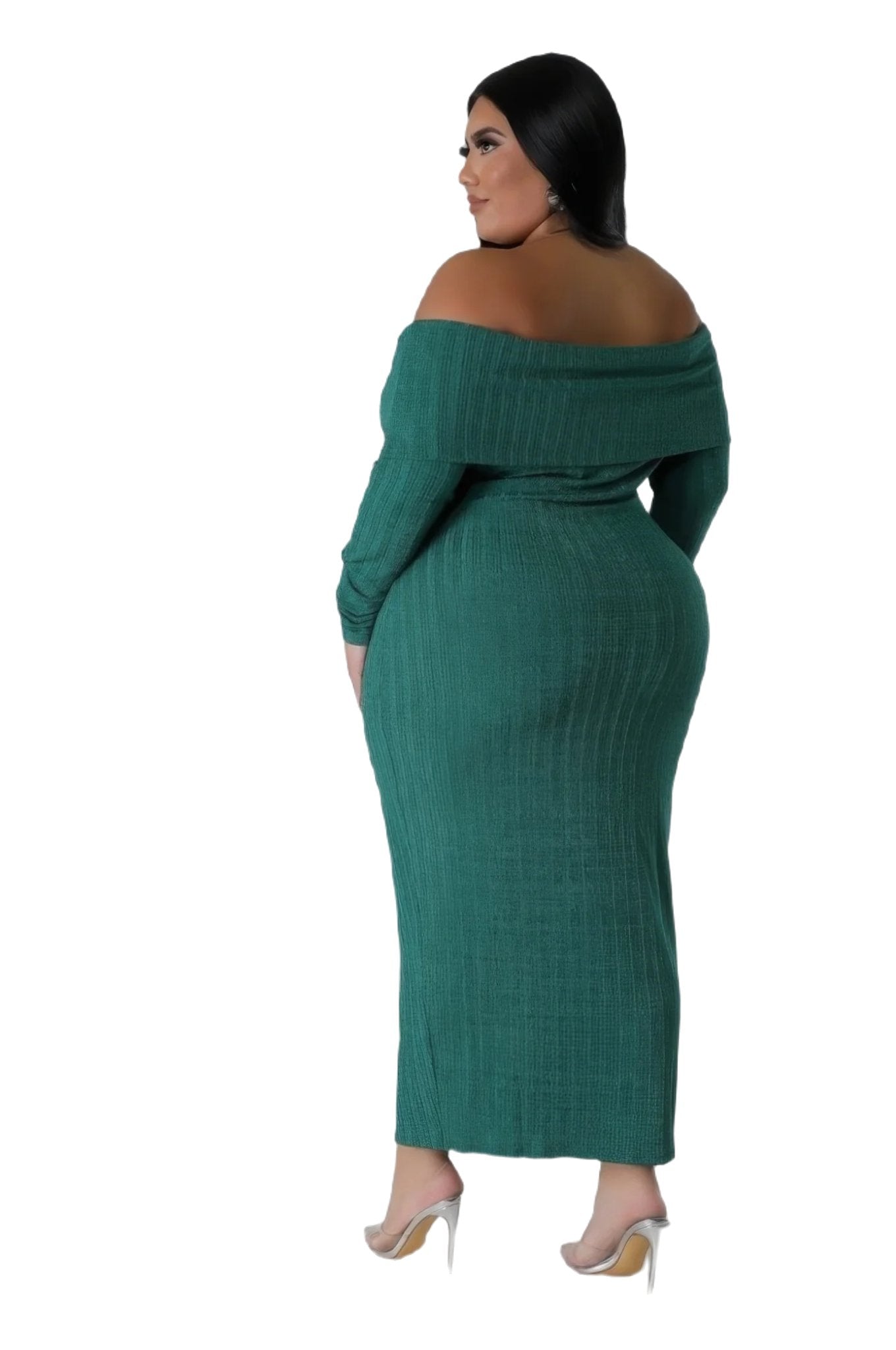 Off Shoulders Stretch Dress - PureLove Designs LLC