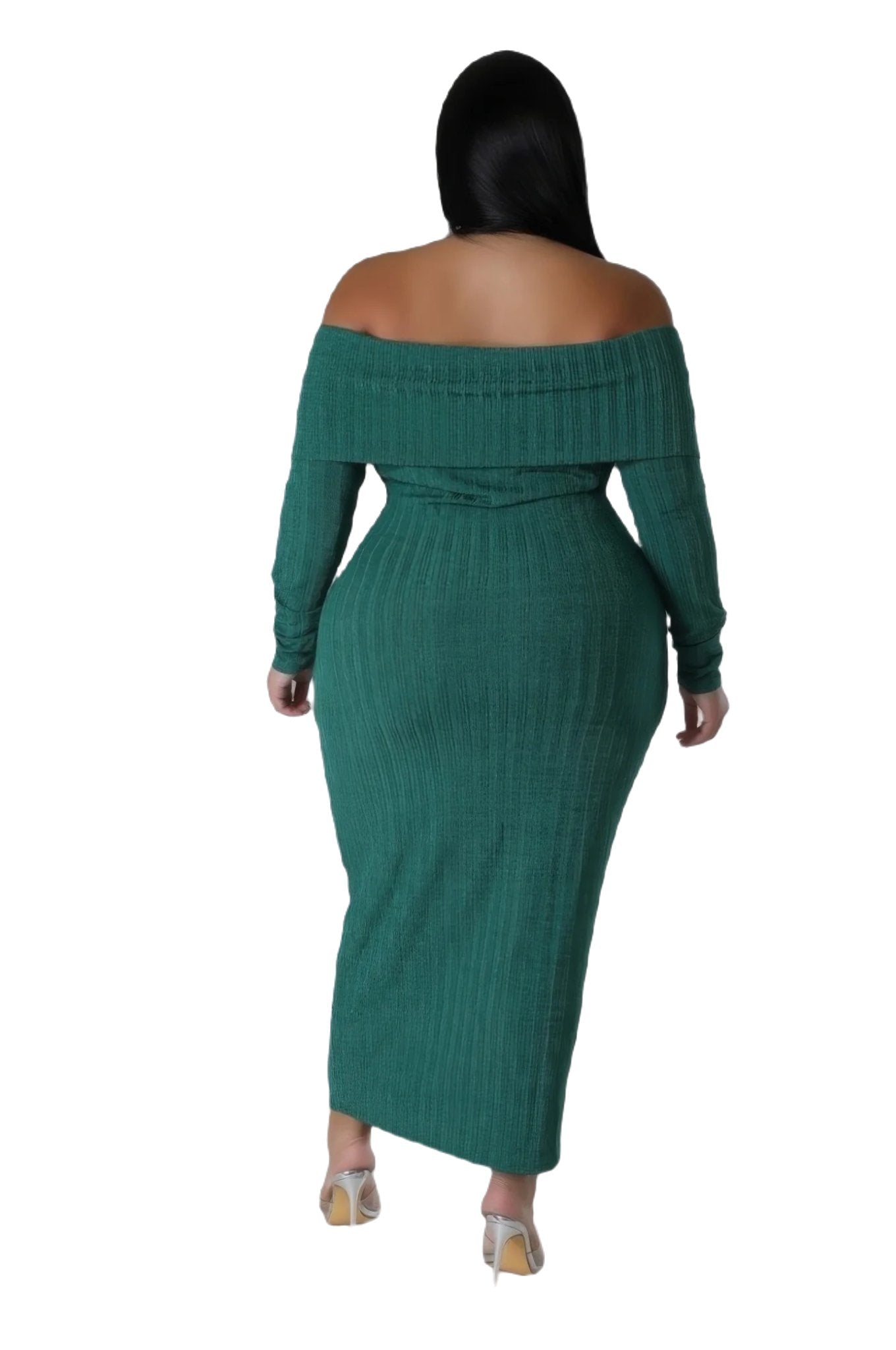 Off Shoulders Stretch Dress - PureLove Designs LLC