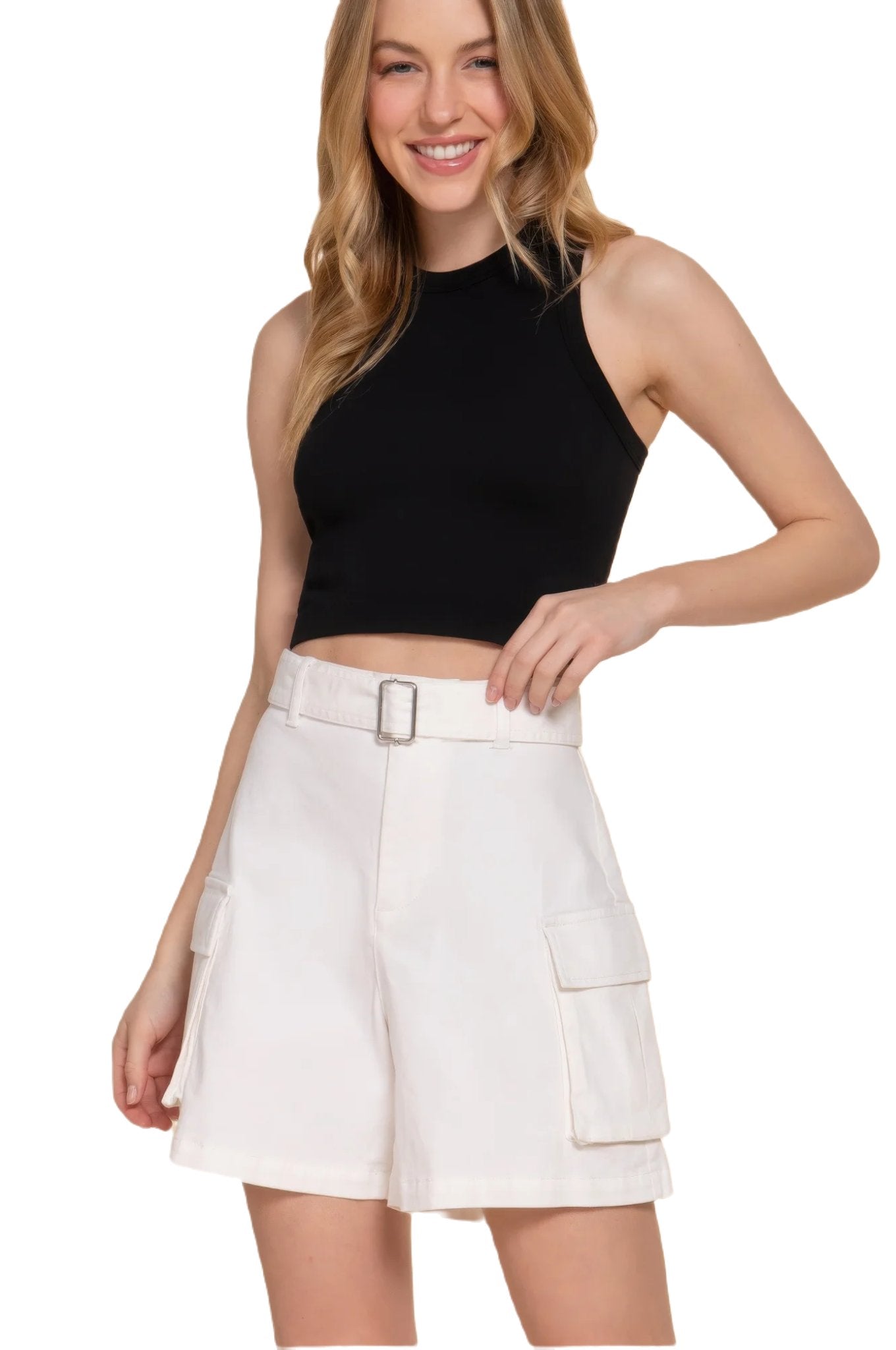 Belted Cargo Shorts - PureLove Designs LLC