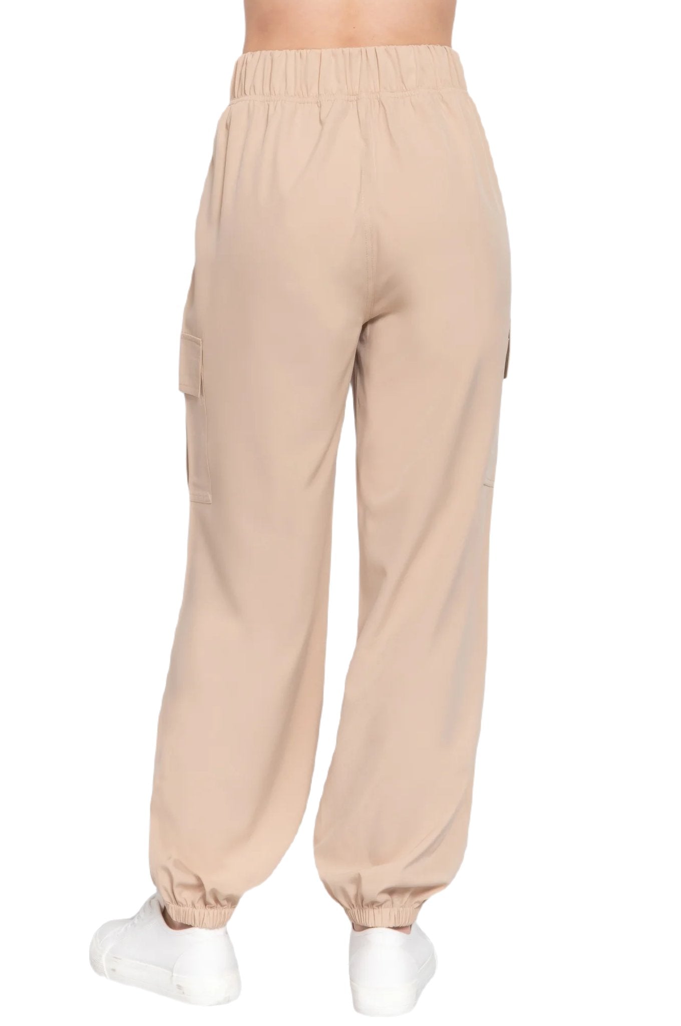 Light Weight Stretch Woven Cargo Jogger Pants - PureLove Designs LLC