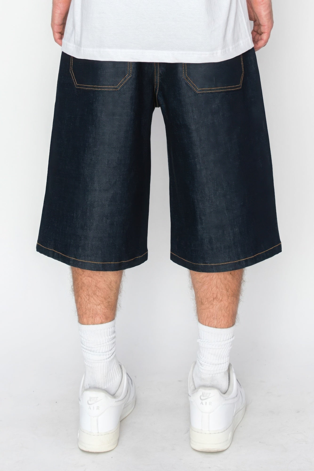 Baggy Fit Raw Denim Shorts - PureLove Designs LLC
