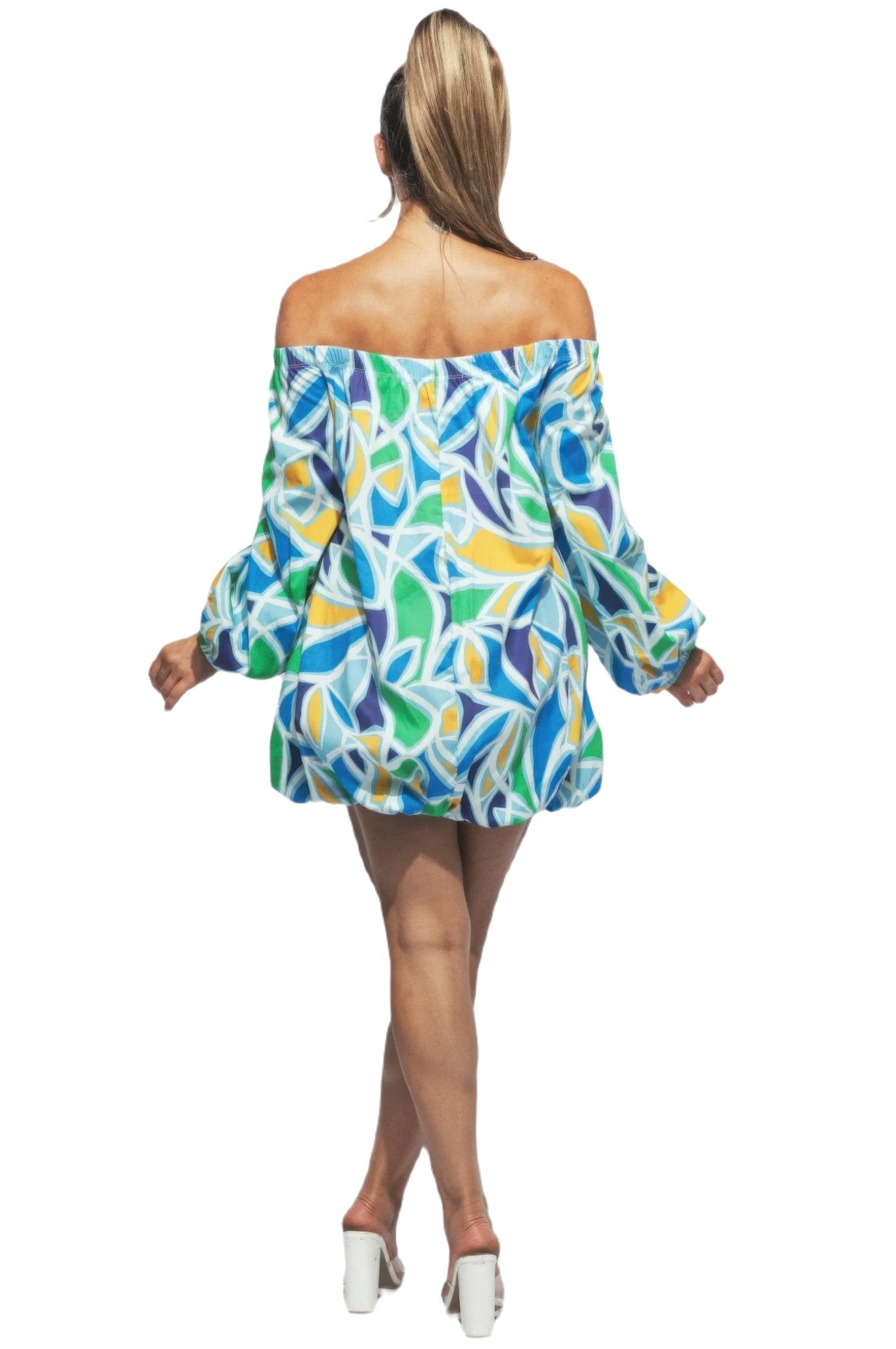 Off Shoulder Bubble Dress - PureLove Designs LLC