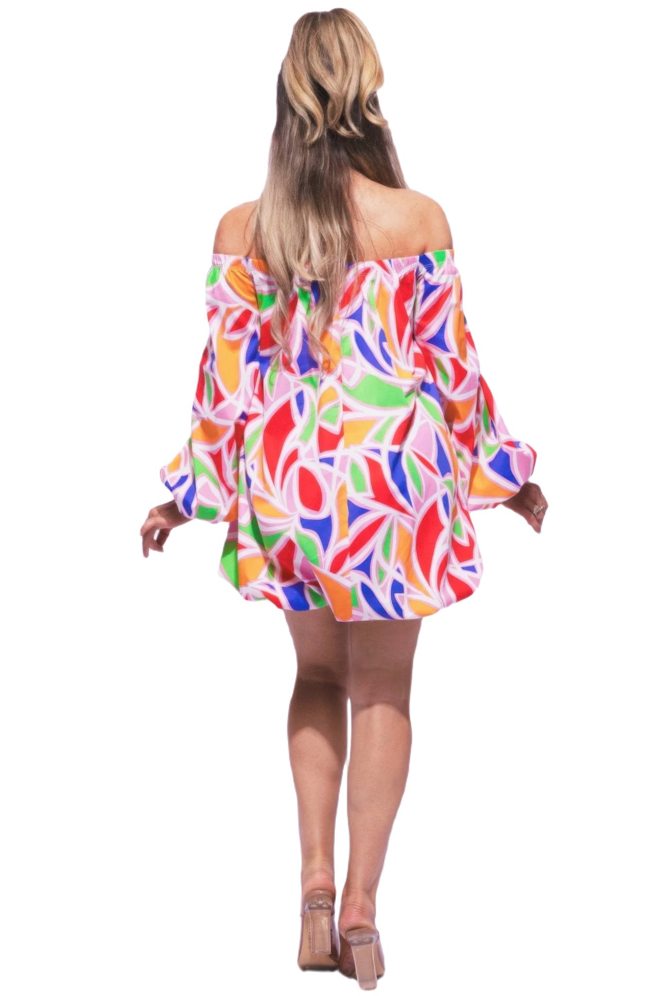 Off Shoulder Bubble Dress - PureLove Designs LLC