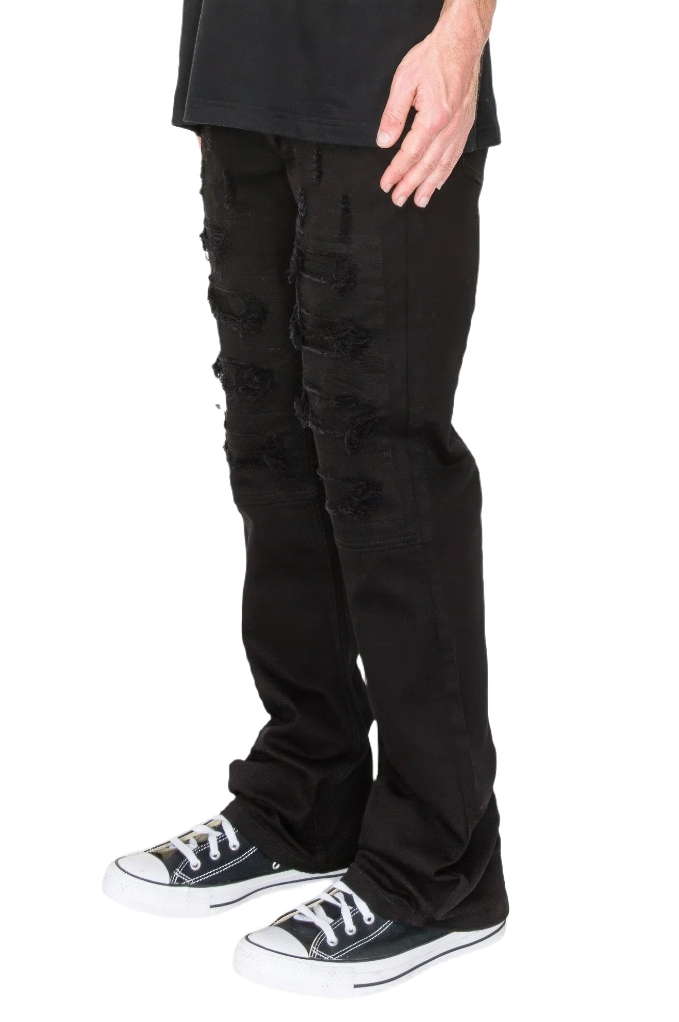 Bootcut Rip & Repair Colored Jeans - PureLove Designs LLC
