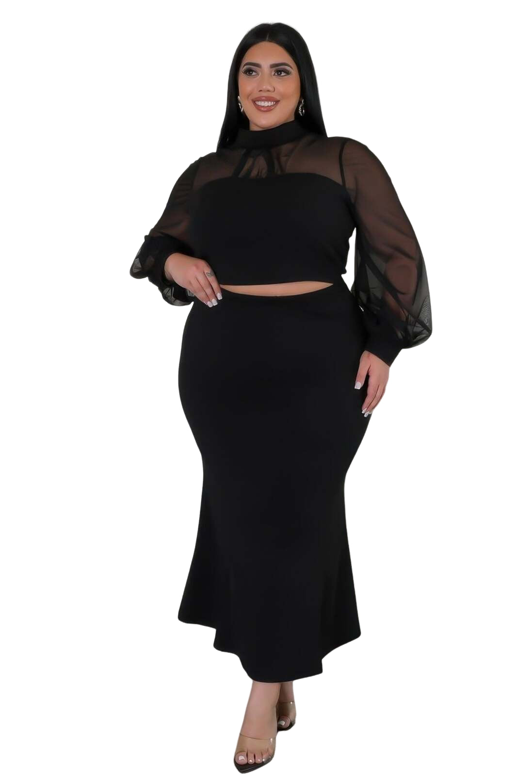 Stretch Skirt Set